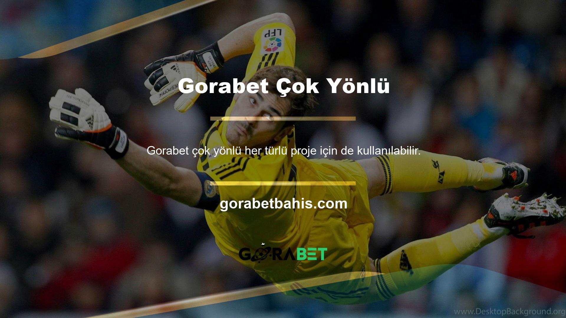 İster spor bahisleri, canlı casino veya bingo olsun, Gorabet tarafından sunulan tüm ürünlerin güvenli ve güvenilir olduğuna güvenebilirsiniz